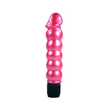 Load image into Gallery viewer, Pearl Shine Ribbed W/p Vibrator - Pink
