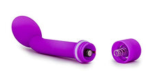 Load image into Gallery viewer, Petite Multi Speed Curved Tip Vibrator - Slim G Spot Stimulator - Waterproof - Sex Toy for Women - Sex Toy for Couples (Purple)
