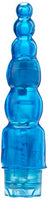 Golden Triangle Jelly Joystick Waterproof Vibrator, Blue