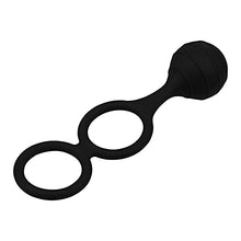 Load image into Gallery viewer, EIS Penis and Testicle Weight - Double Cock Ring with Weight for Increased Sensuality and Penis Training - Skin-Friendly Silicone (3.95 oz)
