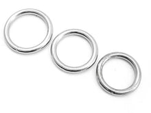 Load image into Gallery viewer, Heart 2 Heart Chrome Cock Ring, 3-Pack
