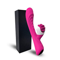 Rabbit Vibrator, Waterproof Dildo Vibrator with 9 G Spot Powerful Vibrations Modes, 6 Clitorals Licking Modes, Adult Sex Toy for Women Pleasure & Couples