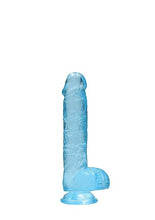 Load image into Gallery viewer, RealRock Realistic and Rocksolid av2023-RealRock Realistic and Rocksolid-cm Realistic Dildo with Balls with Suction Cup Made in tpe-c63e0360 REA090BLU Blue 15 cm
