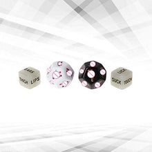 Load image into Gallery viewer, HEALLILY Adults Toys 4pcs Funny Dice Games Role Playing Dice Romantic Positions Game Dice for Couples Humour Dice Toys for Adult Couple RPG Dice
