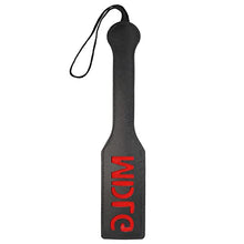 Load image into Gallery viewer, VENESUN MDLG Mommy Dom/Little Girl Spanking Paddle, 12.6inch Faux Leather SM Toys for Adults BDSM Play, Black
