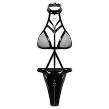 Load image into Gallery viewer, naughty for sex couples sex items for couples bsdm sets for couples sex restraint set Plus Size Lingerie for Women for Sex Naughty Play V94 (Black, M)
