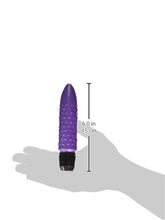 Load image into Gallery viewer, Golden Triangle Pearl Shines Waterproof Massager, 5&quot;, Bumpy, Lavender
