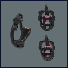 Load image into Gallery viewer, Male Chastity Lock CB Kit, Cock Cage Double Lock Design Chastity Lock Breathable,43,M
