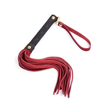 Load image into Gallery viewer, FHBWQY Sex Toys Leather Whip Mini Cowhide Scattered Whip Binding Bondage Alternative Toys Flirting Horse Whip (Size : D)
