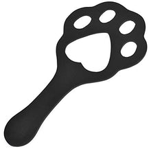 Load image into Gallery viewer, FENICAL Leather Paddles for Spanking with Cat Claw Flirting Spanking Paddle Restraint Toy for Couples Adults (Black)
