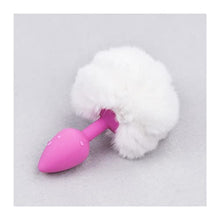 Load image into Gallery viewer, IXOUP Anal Plug Sex Toys for Couple Adults Stainless Steel Bunny Tail Anal Plug Dildo Butt Plug Tail Crystal Jewelry Trainer Sex Toys (Color : E)
