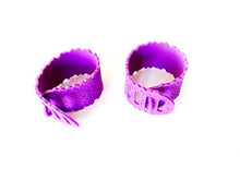 Load image into Gallery viewer, Purple Silicon Wrist Cuffs
