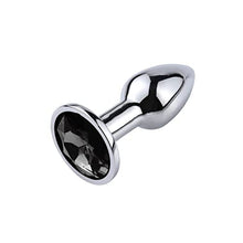 Load image into Gallery viewer, LSCZSLYH Mini Sexy Color Metal Anal Plug Anal Dilator for Adult Men and Women Fun Flirting Adult Toys Gay (Color : Black-xs)
