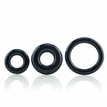 Load image into Gallery viewer, Berzo Set of 3 Silicone Super-Stretchy Donut Shaft Enhancer Rings Pleasure for All23394
