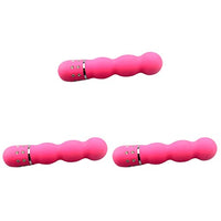 3pcs Toy Pink Butt Beads Anal Plug Vaginal Silicone Female Dildo Women Rhinestone Calabash G- spot for Realistic