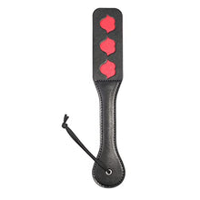 Load image into Gallery viewer, VENESUN Sexy Lips Slapper Spanking Paddles for Adults, 12.8inch Faux Leather Paddle for BDSM Sex Play
