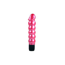 Load image into Gallery viewer, Pearl Shine Ribbed W/p Vibrator - Pink
