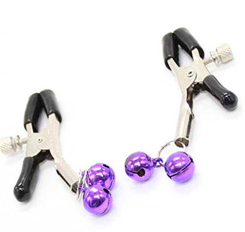 Adjustable Metal Nipple Clamps 5912 Entertainment Clip for Women Non-Piercing Nipplerings Clip On Nipple Rings Decorative Clip for Clothing Accessories-1