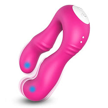 Load image into Gallery viewer, Couple Vibrator, 9 Vibration Modes to Stimulate Female Vaginal Clitoral and Nipples, Waterproof &amp; Rechargeable, AdultSex Toy for Couples (Pink)
