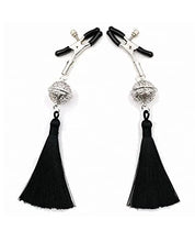 Load image into Gallery viewer, Sexy AF Nipple Clamps - Black Tassel
