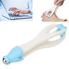 Load image into Gallery viewer, Finger Joint Acupoint Massager, Finger Roller Massager Relieve Stiffness Sturdy ABS Improve Flexibility for Finger Arthritis(Blue)
