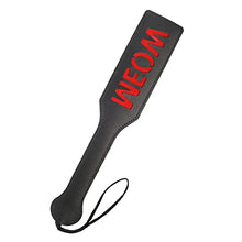 Load image into Gallery viewer, VENESUN Meow Spanking Paddle, 12.6inch Faux Leather Sex SM Toys for Adults BDSM Play, Black
