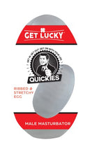 Load image into Gallery viewer, Get Lucky Male Masturbator, Ribbed and Stretchy Egg, Latex-Free Phthalate-Free Men&#39;s Stroker Gray
