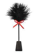 Load image into Gallery viewer, MALINERO Faux Leather Sex Tickler Feather Adult Sex Whip BDSM French Feather Tickler for Sex Play
