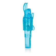 Load image into Gallery viewer, CalExotics Shanes World Pocket Party - Waterproof Bullet Vibrator - Adult Toys for Couples - Pocket Vibrator with Rabbit Tip - Blue
