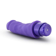 Load image into Gallery viewer, Blush Marco - 7.75&quot; Pure Platinum Cured Purio Liquid Silicone Vibrator Dildo - Satin Smooth Ultrasilk - 2&quot; Thick - IPX7 Waterproof - Tunable Rumbly Vibrations - 5 Yr Warranty - for Women - Purple
