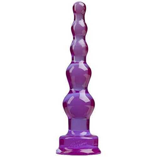 Doc Johnson SpectraGels - Anal Tool - 6.8 in Long and 1.4 in. Wide - Graduated Butt Plug with Safety Base - Purple