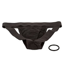 Load image into Gallery viewer, CalExotics Packer Gear Black Jock Strap Harness  Adult Sex Toy Strap On Dong Packer Probes for Couples - XS / S
