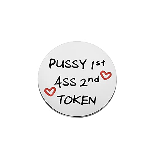 CENWA Mature Sex Token Gift Valentines Day Token Sex Game Gift for Husband Boyfriend (2nd TOKEN 2.0 K)