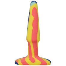 Load image into Gallery viewer, Doc Johnson A-Play - Groovy - Silicone Anal Plug - 4 inch (0.75 inches Wide), Sunrise
