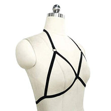 Load image into Gallery viewer, NLXTXQC Bondage Sexy Breast Harness for Women Black Charming Temptation Restrainted Body Binding Sex Toy (Color : S0017)
