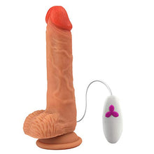 Load image into Gallery viewer, Clitoralis Stimulator for Women Thrusting G Spot Skin Telescopic Penis Swing Realistic Liquid Silicone Automatic Stimulation Dildo Lifelike Vibrating Rabbit Gift Silent Vibrator
