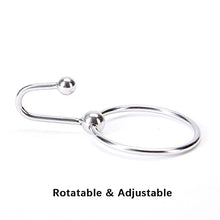 Load image into Gallery viewer, Stainless Steel Penis Cock Rings with Urethral Sounds Ball Male Erotic Penis Ring Adult Supplies (1.26 Inches)
