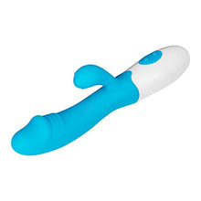 Load image into Gallery viewer, EIS Powerful Rabbit Vibrator - G-spot Vibrator and Clitoris Stimulator, 30 Vibration Settings - Skin-Friendly Silicone (Light Blue)
