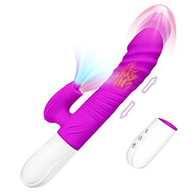 Load image into Gallery viewer, Rabbit Vibrator, Pulsating G Spot Rabbit Vibrator, 3-in-1 Pulse Combines Clitoral Licking, G-spot Stimulation Rabbit Vibrator and can Heat, 7 Vibration Modes, 3 Pulsating Modes and 5 Licking Modes
