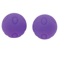 Twistty Wicked Silicone Dotted Kegel Balls, Purple