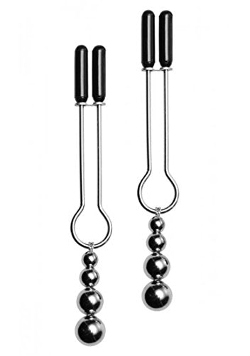 Master Series Adorn Triple Bead Nipple Clamp Set