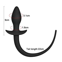 Load image into Gallery viewer, LSCZSLYH Silicone Dog Tail Anal G-spot Stimulator Butt Plug Slave Anal Expander Women Men Gay Sex Game BDSM Accessories (Color : C)
