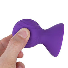 Load image into Gallery viewer, JEATHA Women&#39;s Silicone Breast Pump Nipple Sucker Enhance Nipples Massage Accerssory for Couples Wife Purple One Size
