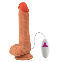 Load image into Gallery viewer, Adult Toy Vibrator G Spot Liquid Silicone Swing Stimulation Automatic Lifelike Telescopic Realistic Skin Penis Dildo Tongue Clitoral Stimulator Bead Rotating Anal Double Soft Sex
