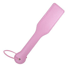 Load image into Gallery viewer, VENESUN Bitch Spanking Paddle for Adults, 12.8inch Faux Leather BDSM Paddle for Sex Play, Pink
