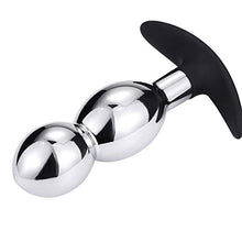 Load image into Gallery viewer, Alloy Anal Plugs Butt Dilation Plug Anal Trainer Prostate Massager Anal Bead Back Plug Going- Out Butt Plug Anal Massager Stimulation Toys (Boat Anchor)
