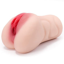 Load image into Gallery viewer, Realistic Male Masturbator Pocket Pussy Stroker for Men Masturbation, 2 in 1 Easy Grip Male Stroker Lifelike Adult Sex Toy Portable Penis Sucking Toy Closed End
