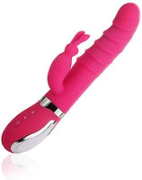 G Spot Rabbit Vibrator Electric Toy, Rose Sex Toys for Clitoris G-spot Stimulation,Waterproof Dildo Vibrator with 9 Powerful Vibrations Dual Motor Stimulator Massager Adult Sex Toy