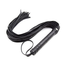 Load image into Gallery viewer, JKYYDS SM Bondage Strap Ankle Cuff Erotic Sexy Lingerie Bondage Bondage Sex Toys Female Couple Adult SM Set (Color : Black Whip)
