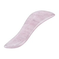 Natural Rose Quartz Scraping Plate, GuaSha Scraping Massage Tool, Gua Sha Board Guasha Massage Face Massaging Tool for Anti Aging Treatments